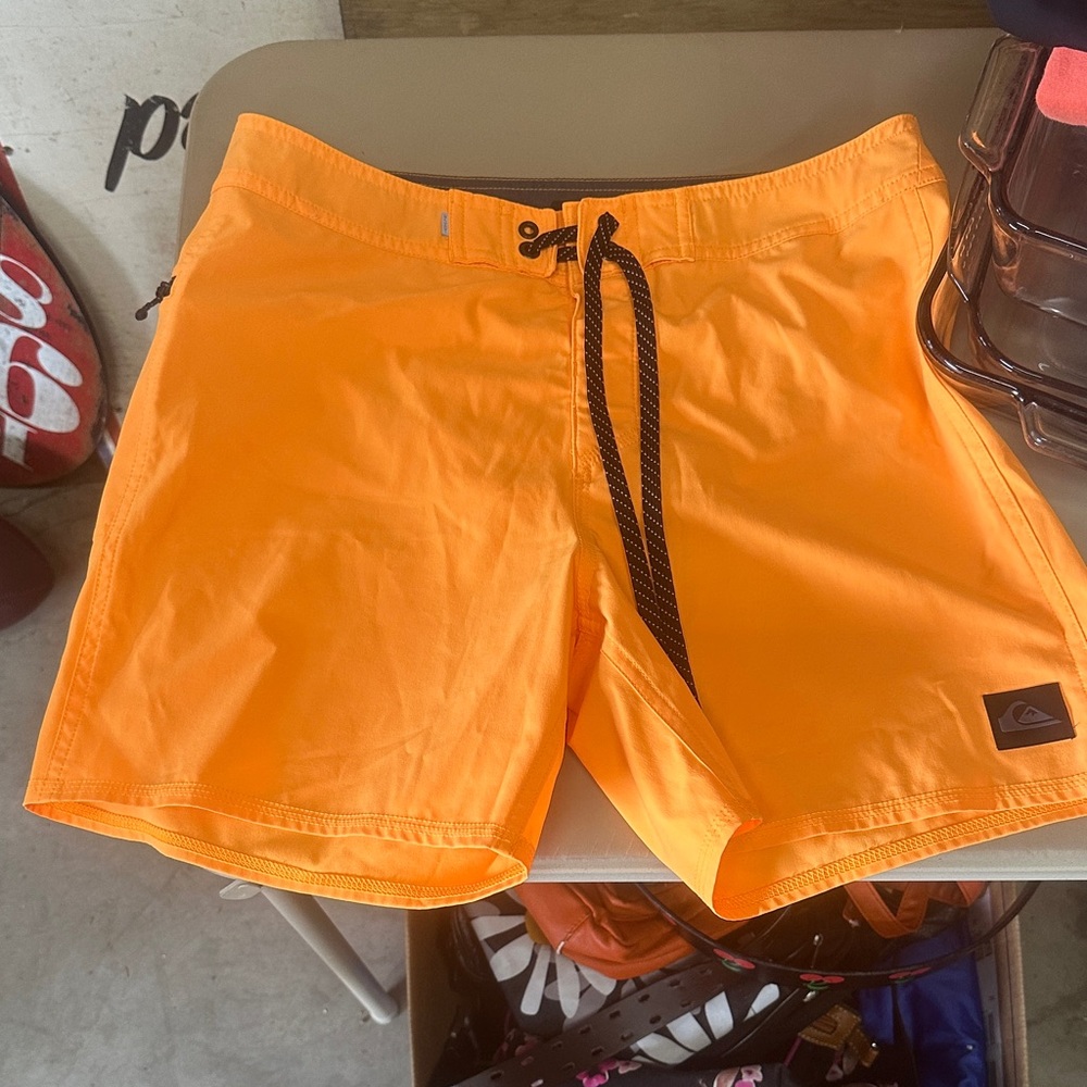 Quiksilver Bright Orange Board Shorts